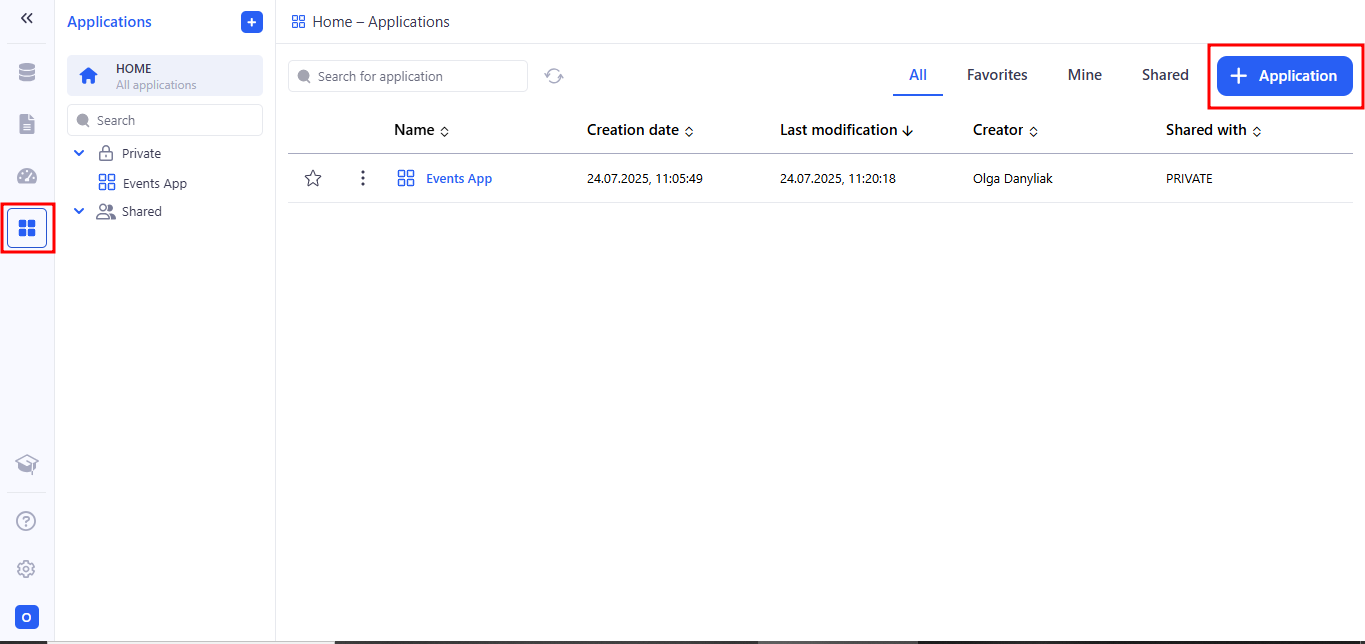 Application